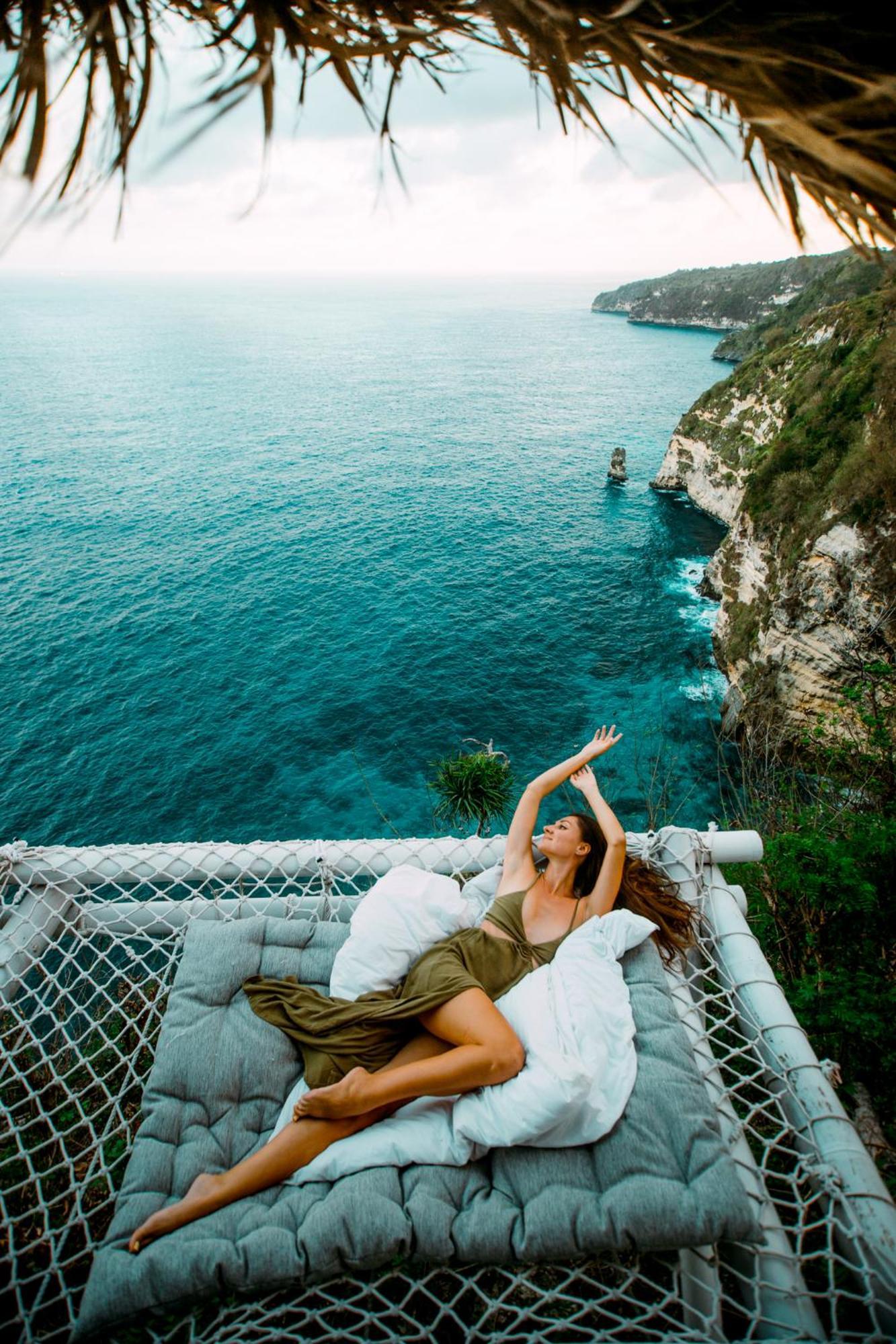 Tropical Glamping Nusa Penida Diamond Beach - Cliff Side Edge Polilit Eksteriør billede