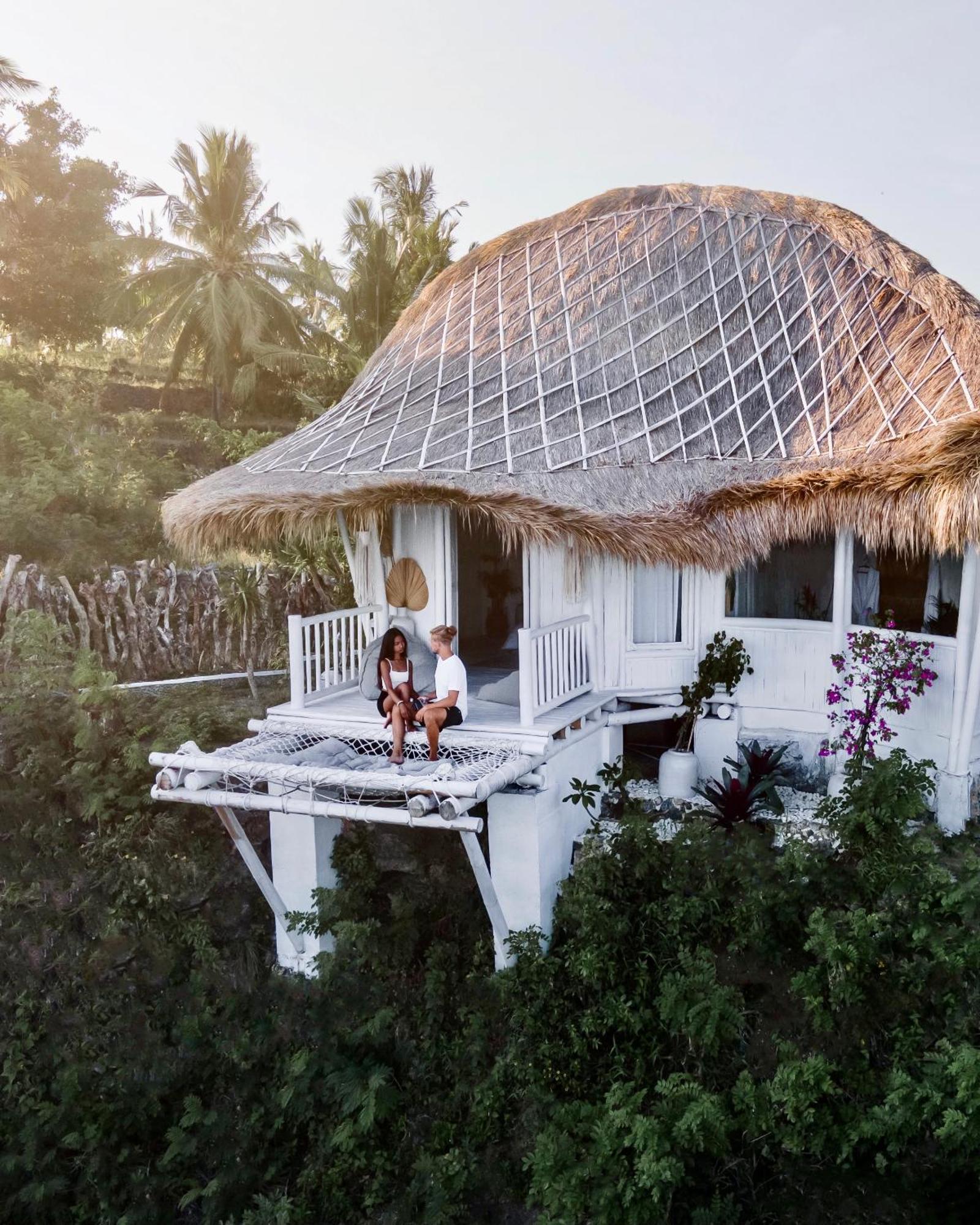 Tropical Glamping Nusa Penida Diamond Beach - Cliff Side Edge Polilit Eksteriør billede