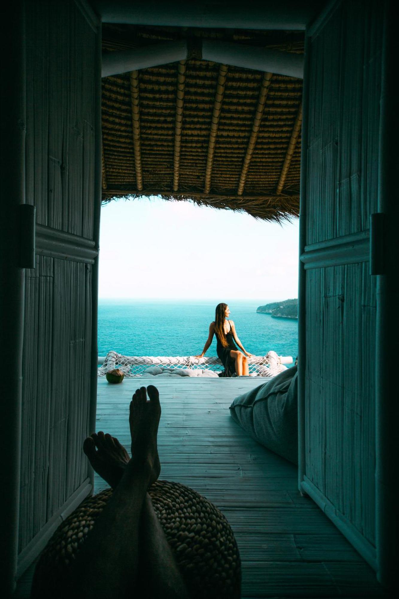 Tropical Glamping Nusa Penida Diamond Beach - Cliff Side Edge Polilit Eksteriør billede