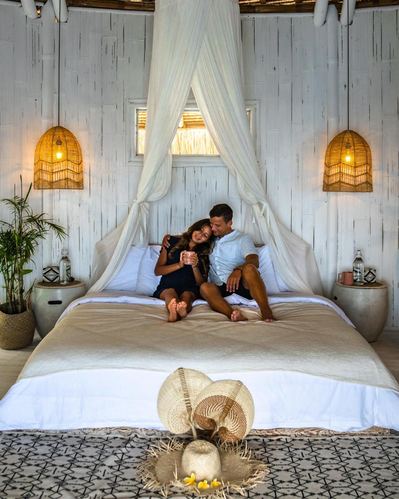 Tropical Glamping Nusa Penida Diamond Beach - Cliff Side Edge Polilit Eksteriør billede