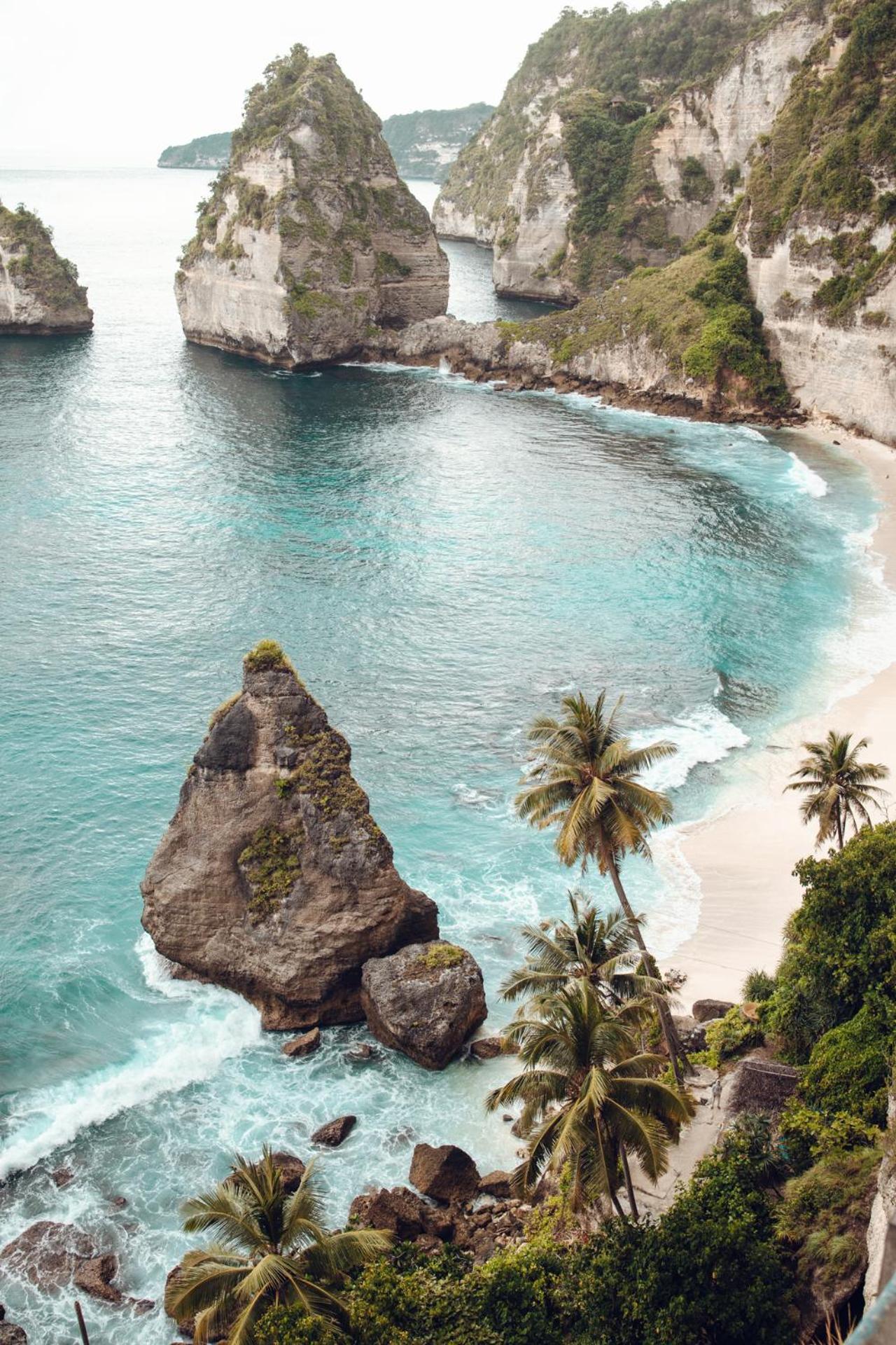 Tropical Glamping Nusa Penida Diamond Beach - Cliff Side Edge Polilit Eksteriør billede