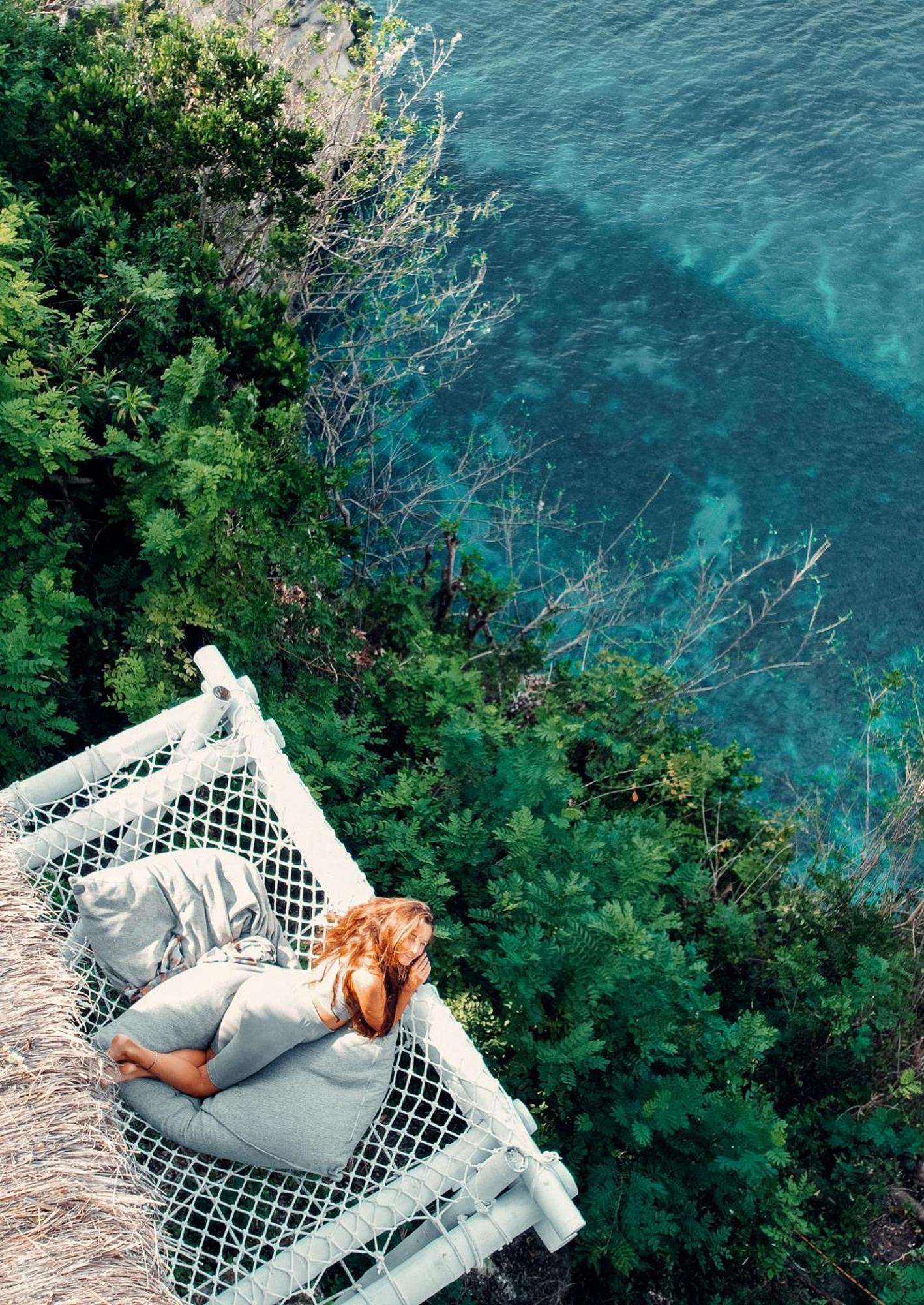 Tropical Glamping Nusa Penida Diamond Beach - Cliff Side Edge Polilit Eksteriør billede