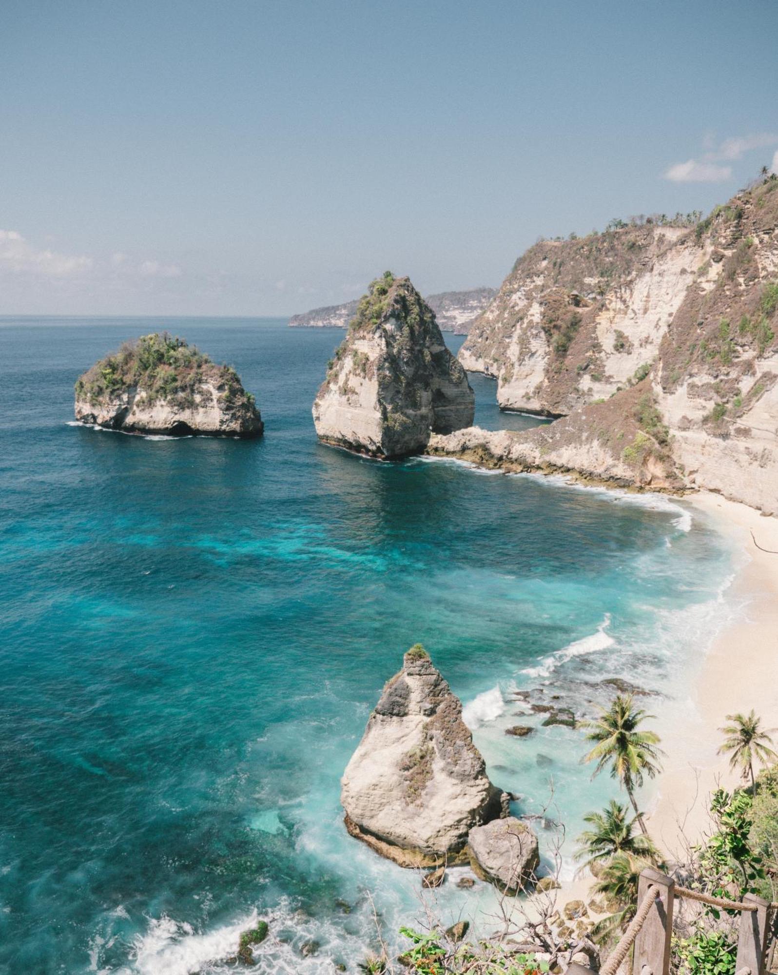Tropical Glamping Nusa Penida Diamond Beach - Cliff Side Edge Polilit Eksteriør billede