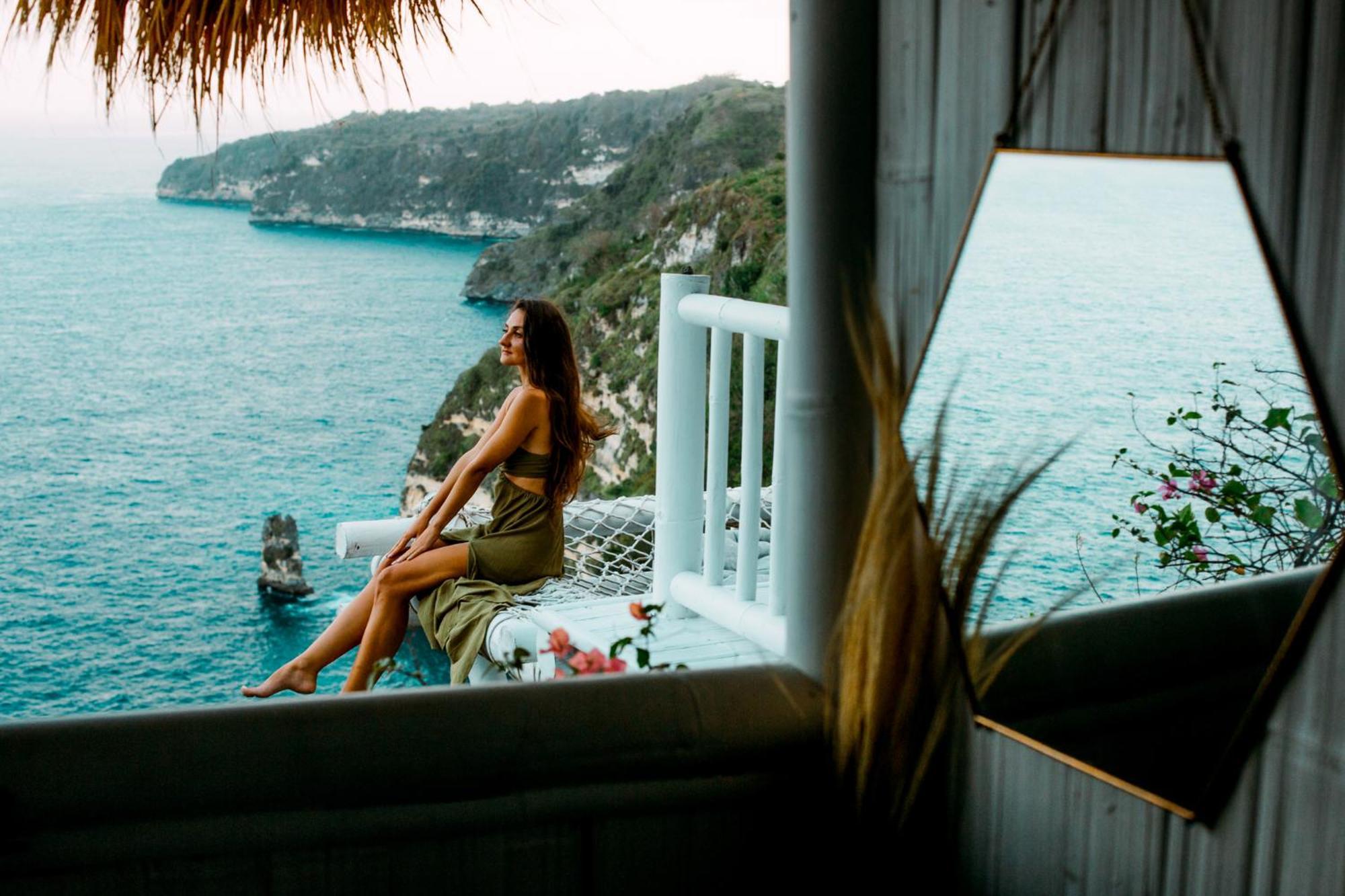 Tropical Glamping Nusa Penida Diamond Beach - Cliff Side Edge Polilit Eksteriør billede