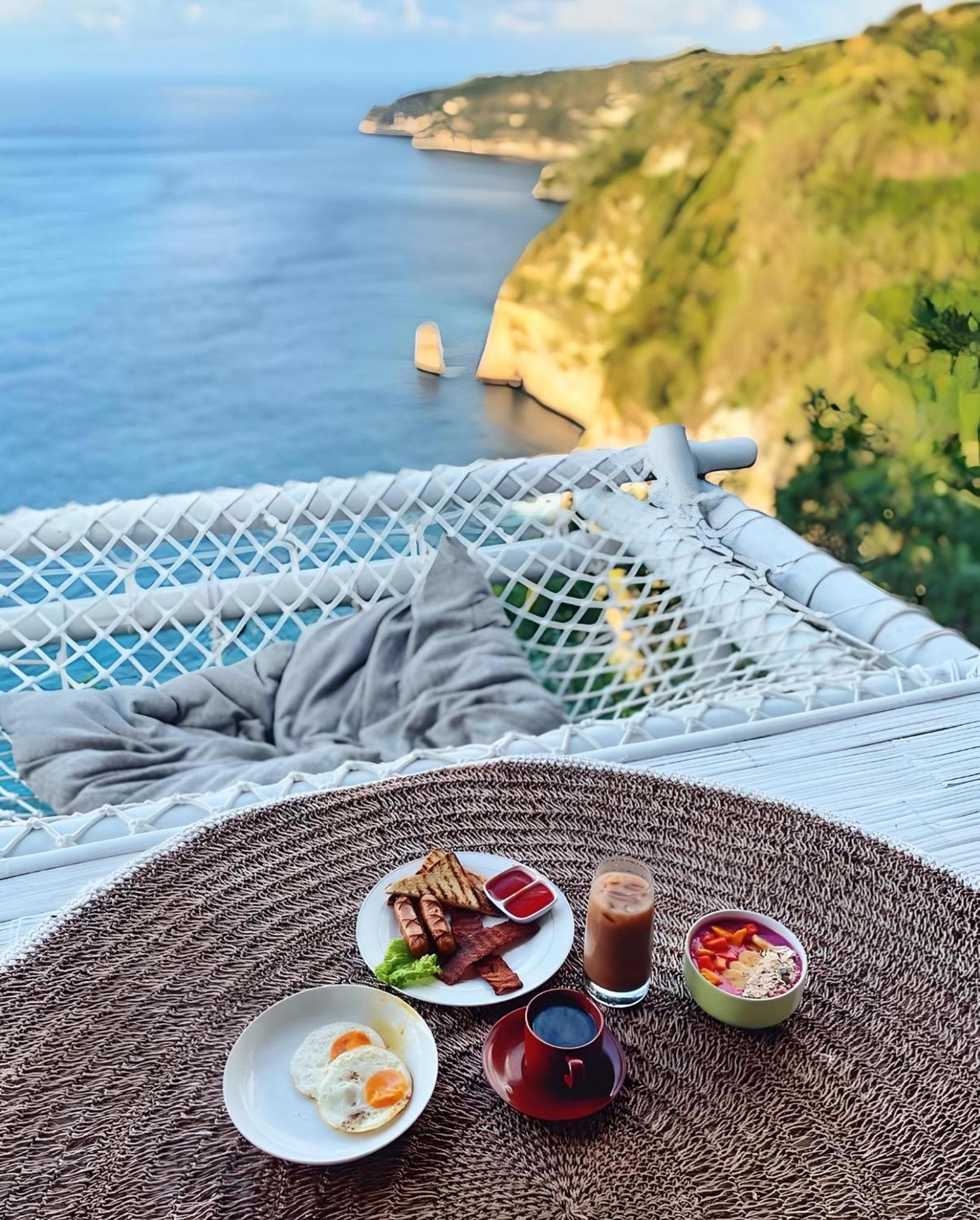Tropical Glamping Nusa Penida Diamond Beach - Cliff Side Edge Polilit Eksteriør billede