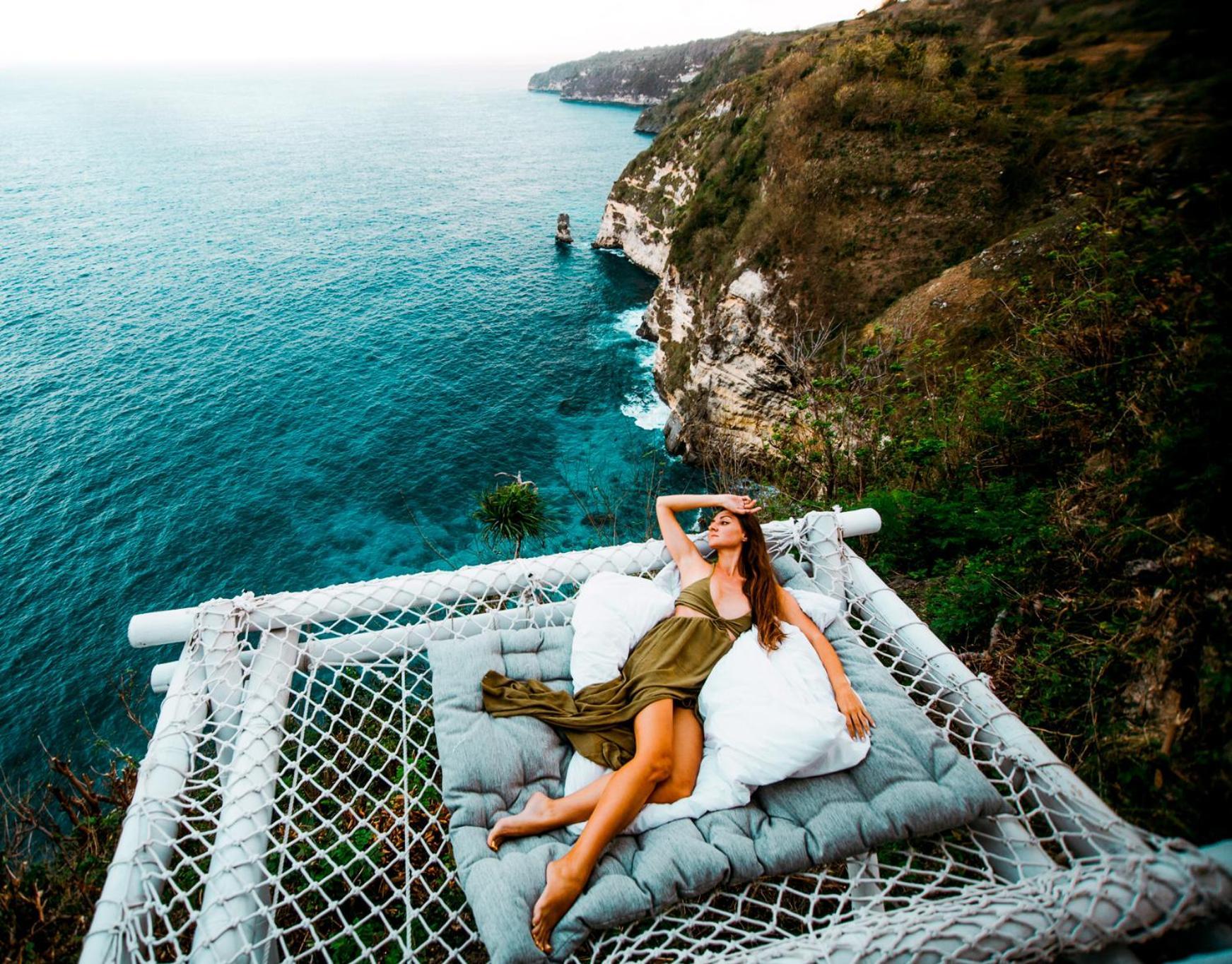 Tropical Glamping Nusa Penida Diamond Beach - Cliff Side Edge Polilit Eksteriør billede
